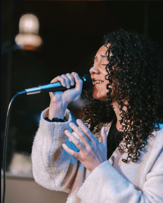 Emily Michael, worship leader at Carriage House